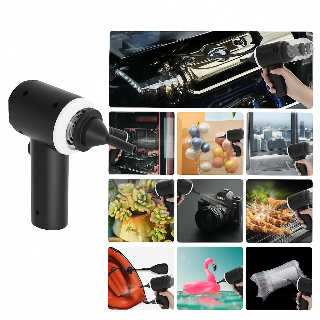 Portable Car Vacuum Cleaner – USB Rechargeable zapas