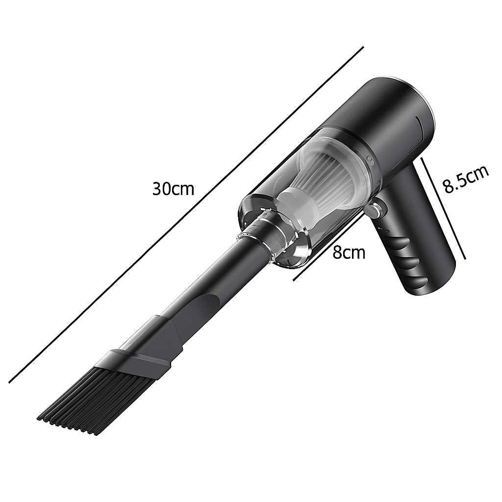 Portable Car Vacuum Cleaner – USB Rechargeable zapas