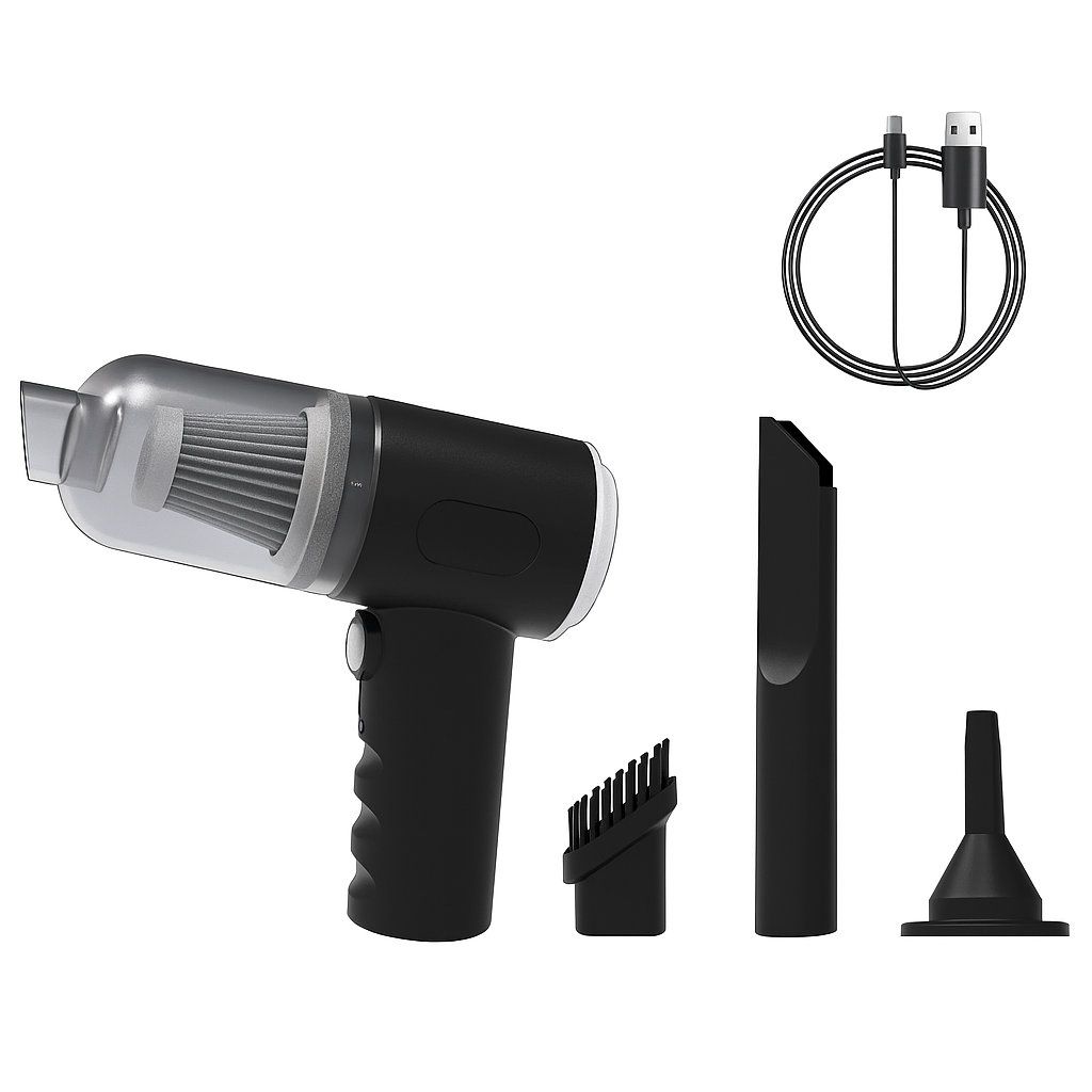 Portable Car Vacuum Cleaner – USB Rechargeable zapas
