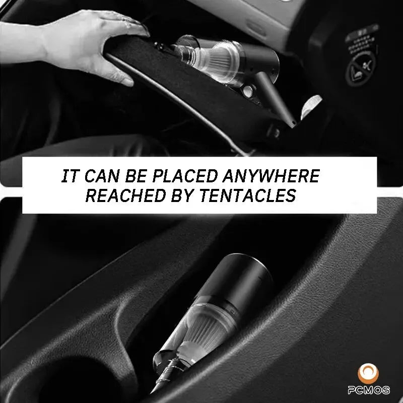 Portable Car Vacuum Cleaner – USB Rechargeable