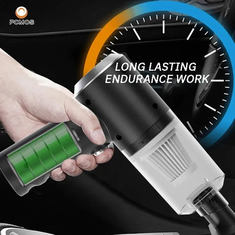 Portable Car Vacuum Cleaner – USB Rechargeable